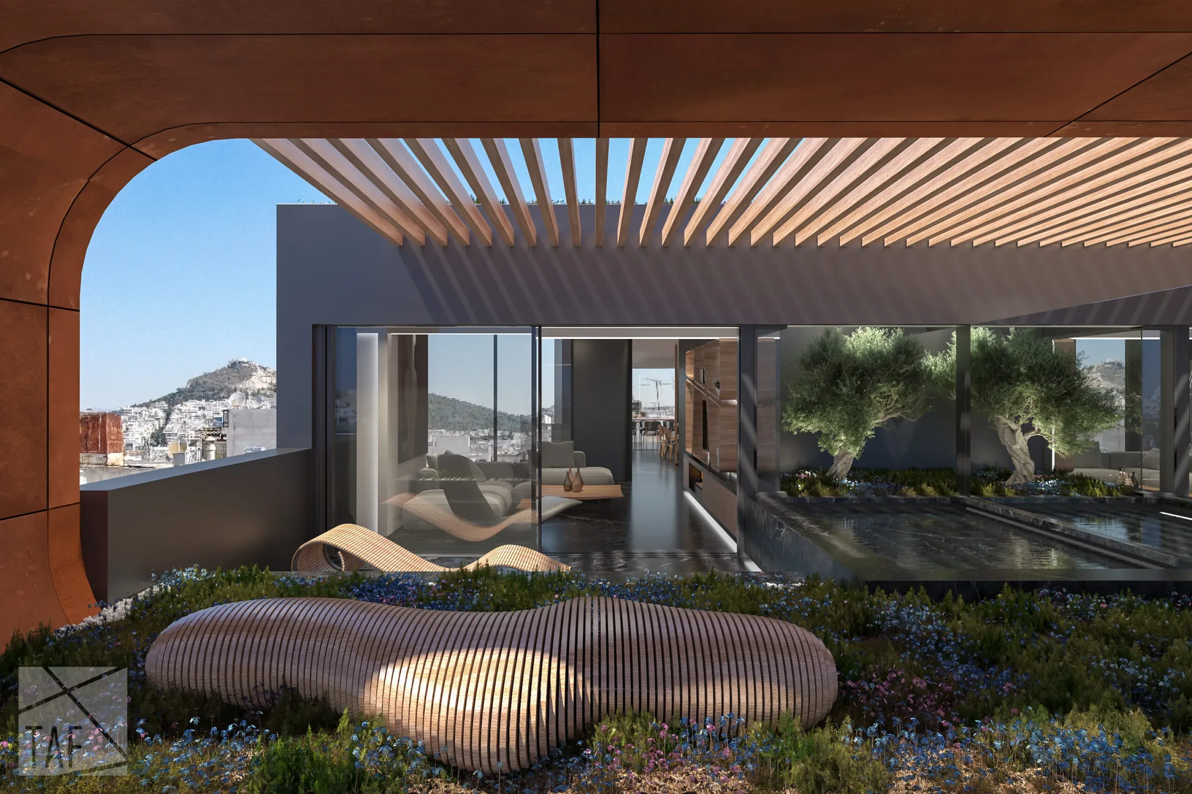 Residential development in Pagkrati, Athens
